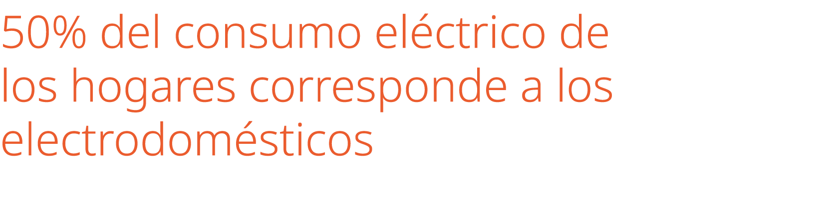 50% del consumo el ctrico de los hogares corresponde a los electrodom sticos 
