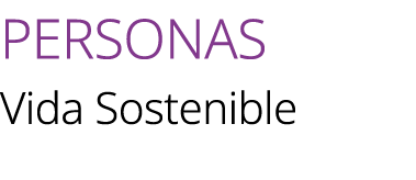 PERSONAS Vida Sostenible