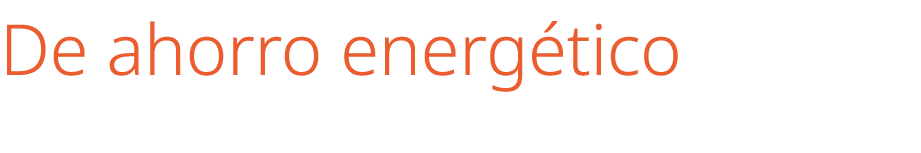 De ahorro energ tico