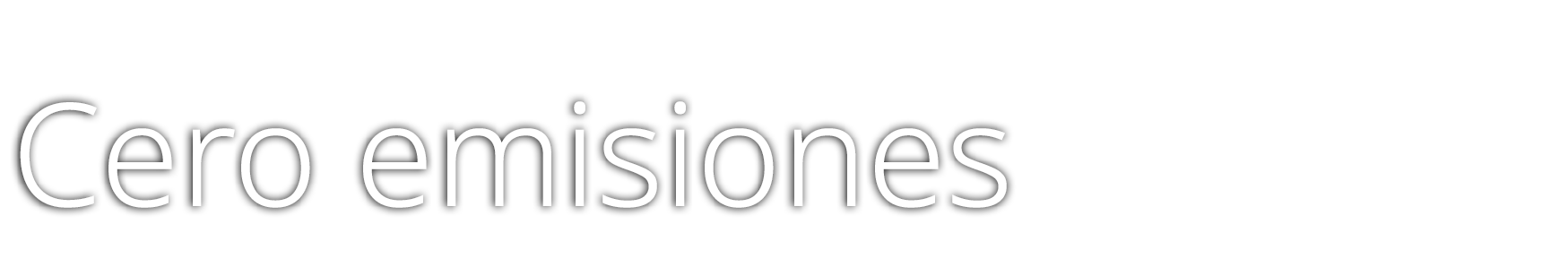 Cero emisiones 