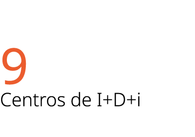 9 Centros de I+D+i